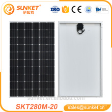 Panneau solaire d&#39;énergie solaire de 280w 300w pour le système de panneau solaire de 1kw 3kw